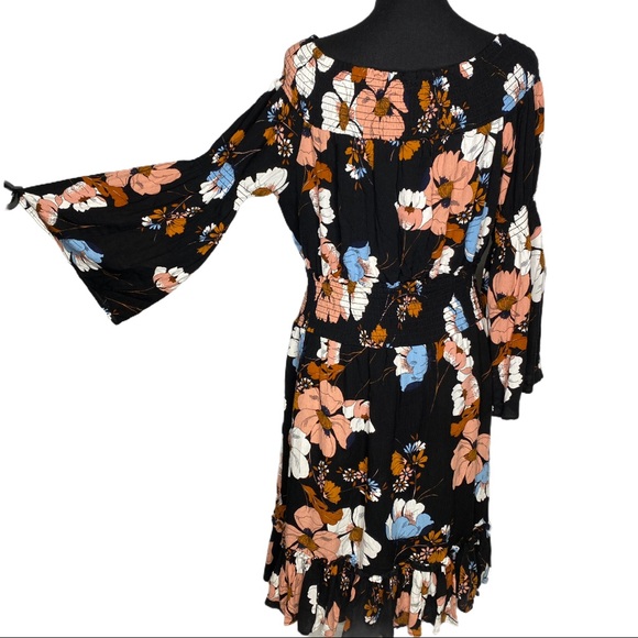 Ella Moon Floral Long Dress Boho Size Large - Picture 7 of 11